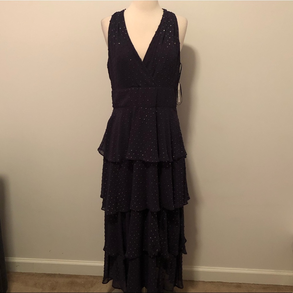 Taylor Tiered V Neck Dress